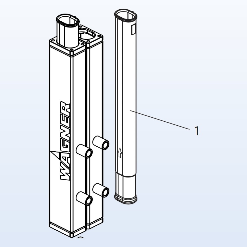 [WA2312057] Kit de service de tuyau de pompe D33 x 401 (2 tuyaux) IP500
