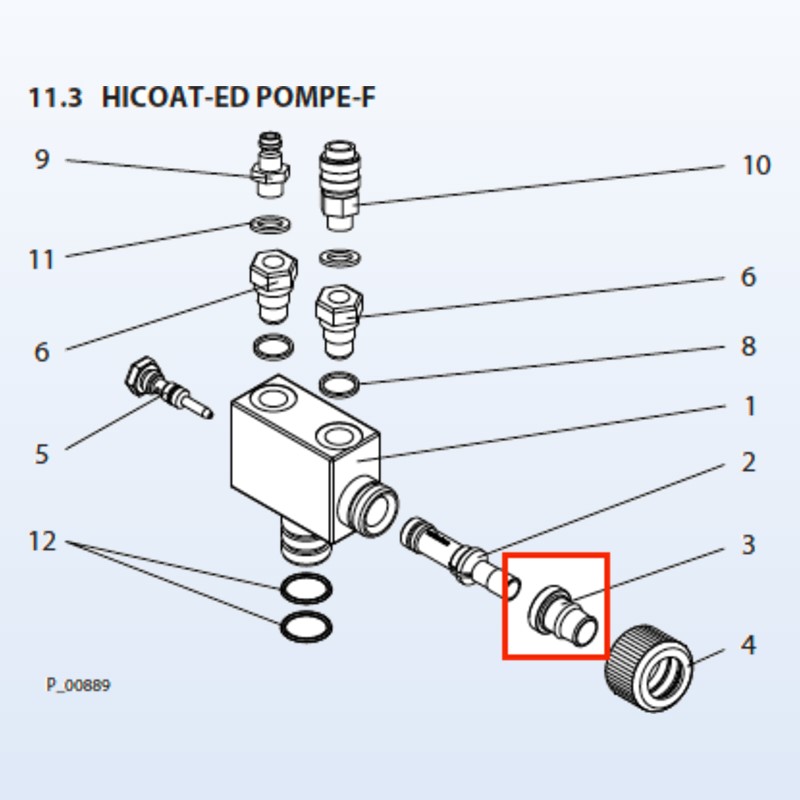 [WA241479] Bushing de sertissage pump ED diam 9