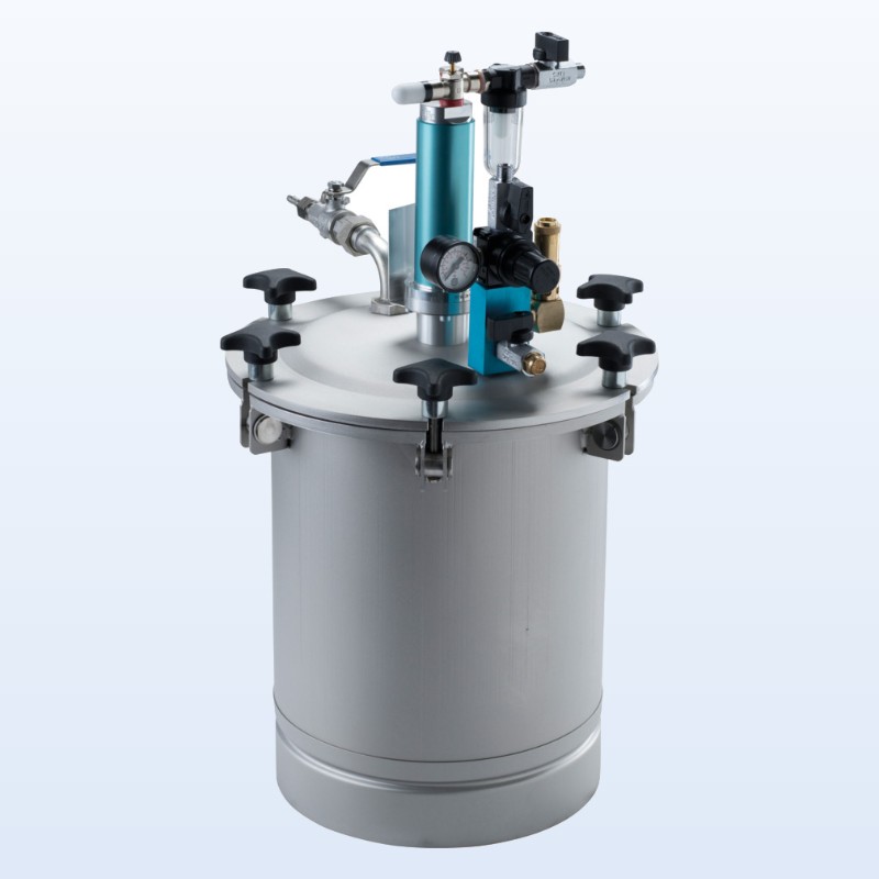 Pressure Pot LDG 20 stainless steel, wit