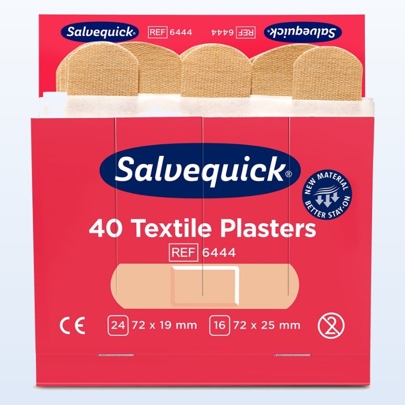 [MP6444] Pansements textile, 40 pcs/recharge