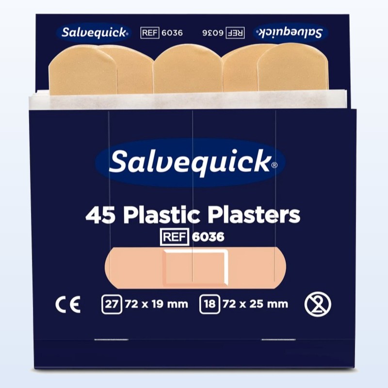 [MP6036] Pansements plastique, 45 pcs/recharge