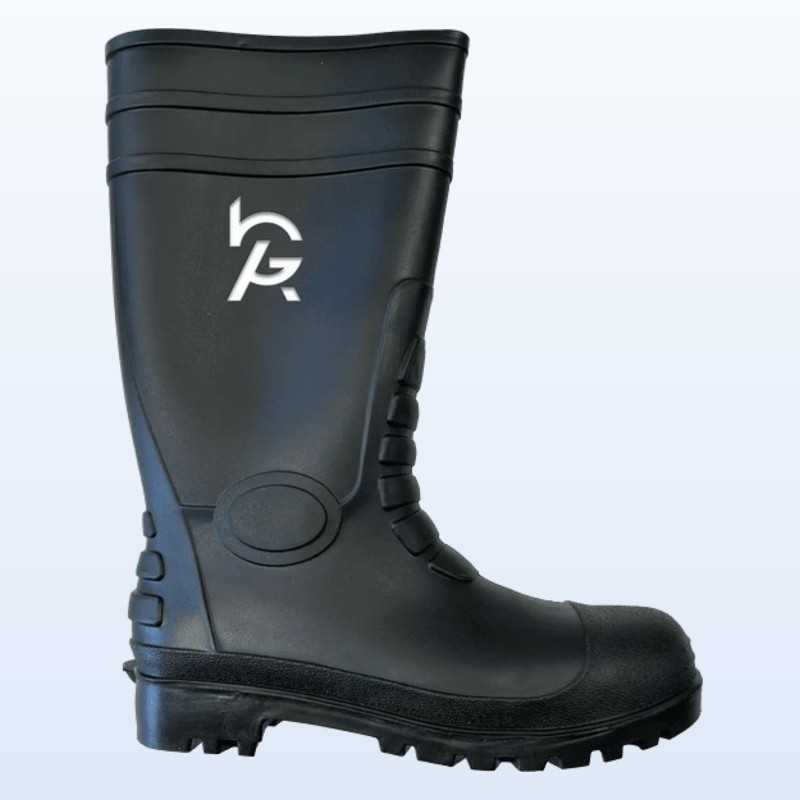 Bottes de Sablage en PVC NOIR