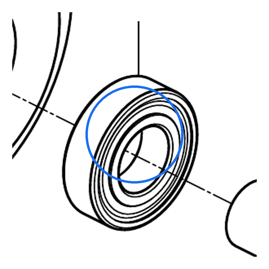 Roulement à billes 6205-2RSH VU 1
