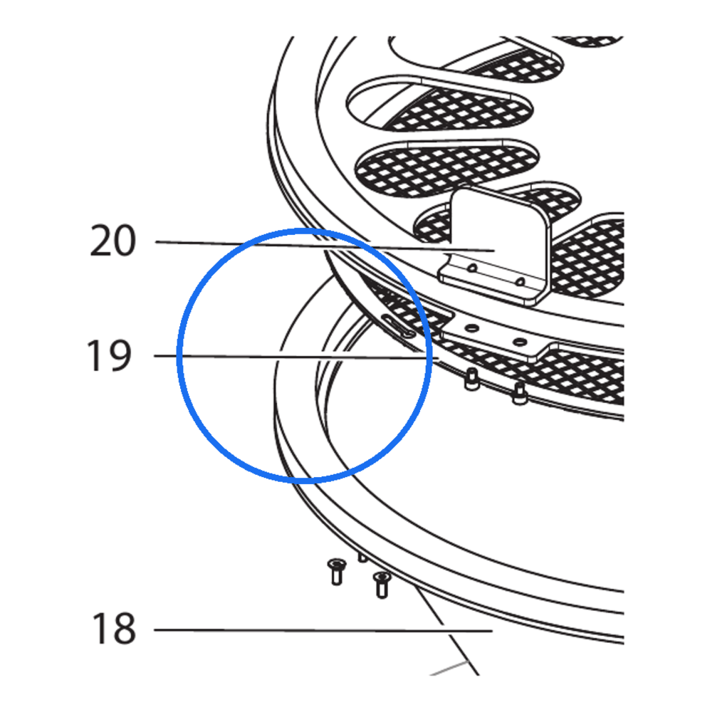 Crible interchangeable complet 300 µm (EEP-1)