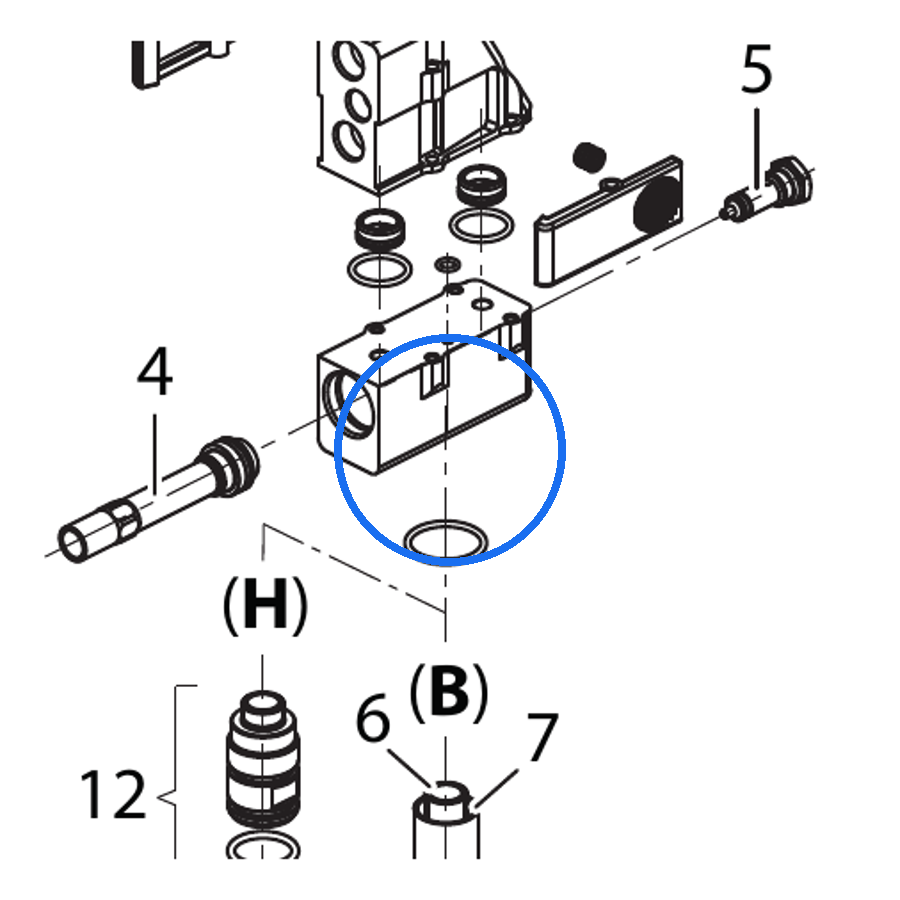 Lance d’aspiration tube intérieur Quick-Link B
