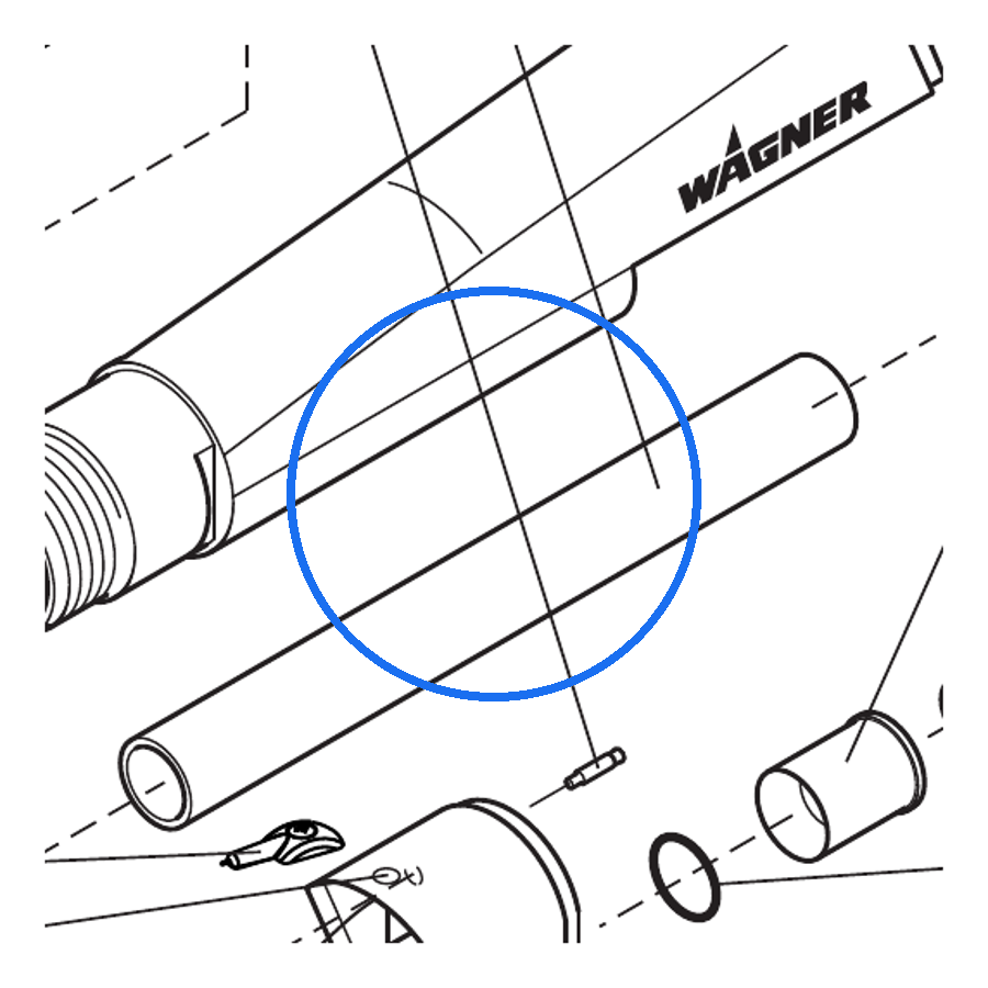 Tube de guidage avant PEA-C4XL