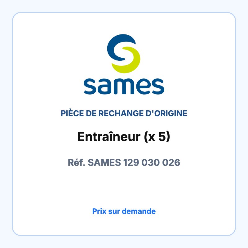 Entraîneur (x 5)