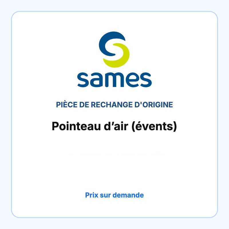 Pointeau d’air (évents)