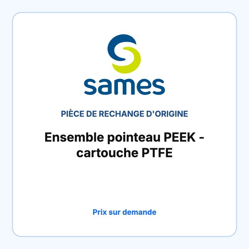 Ensemble pointeau PEEK - cartouche PTFE