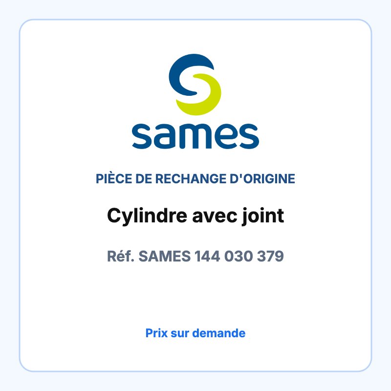 Cylindre avec joint