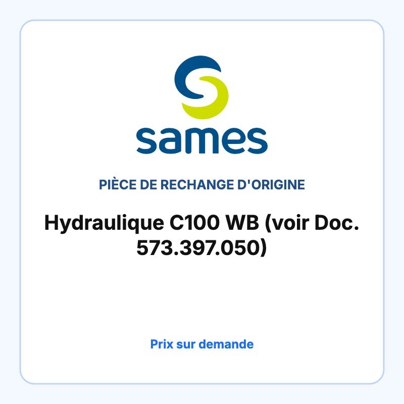 Hydraulique C100 WB (voir Doc. 573.397.050)