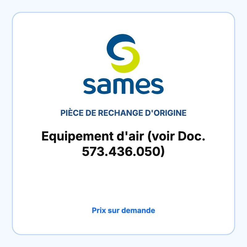 Equipement d'air (voir Doc. 573.436.050)