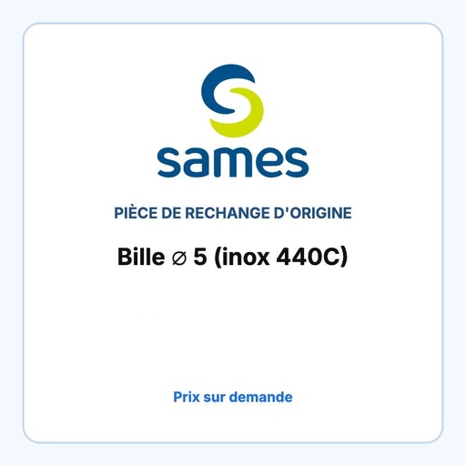 [SA907414208] Bille ∅ 5 (inox 440C)
