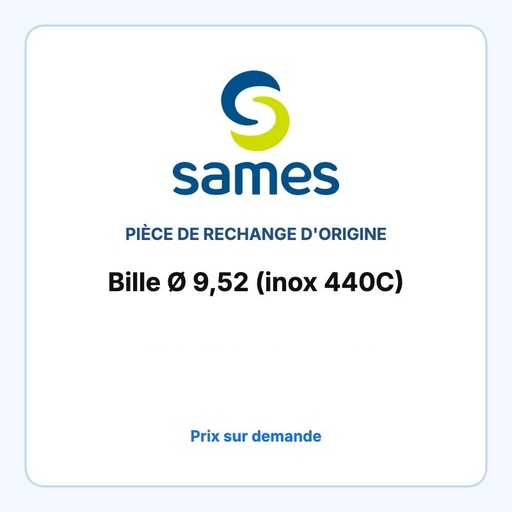 [SA907414223] Bille Ø 9,52 (inox 440C)