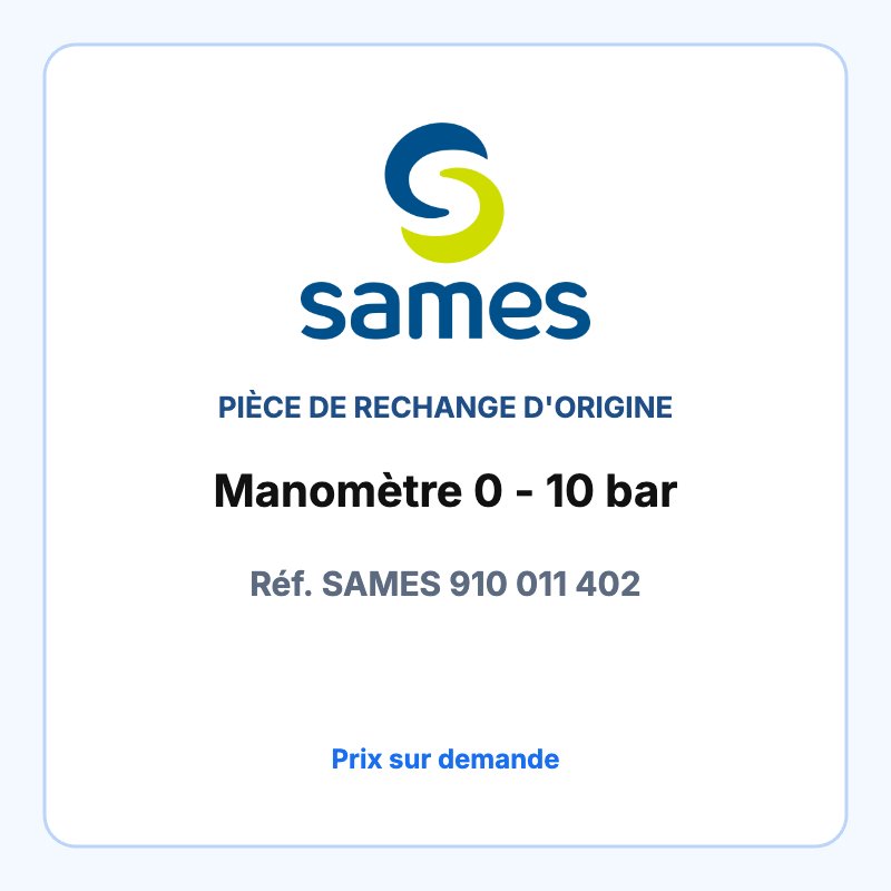 Manomètre 0 - 10 bar
