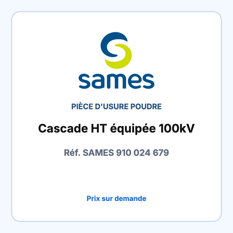 Cascade HT équipée 100kV
