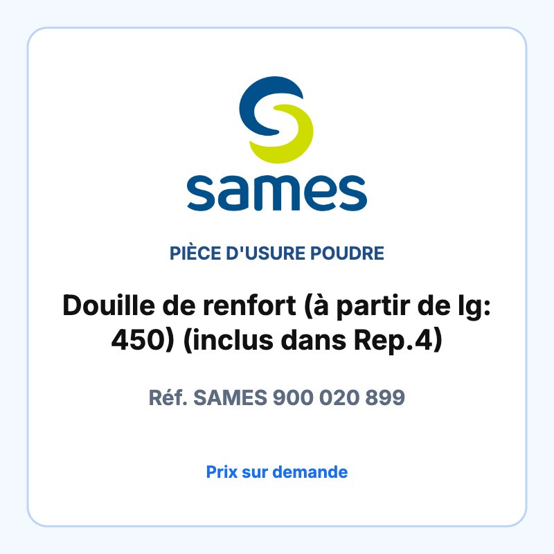 Bush de renfort (à partir de lg: 450) (inclus dans Rep.4)