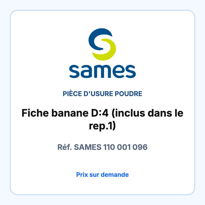 Banana plug D:4 (inclus dans le rep.1)