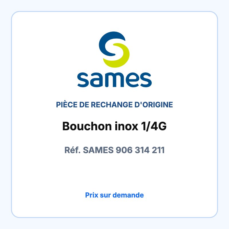 Bouchon inox 1/4G