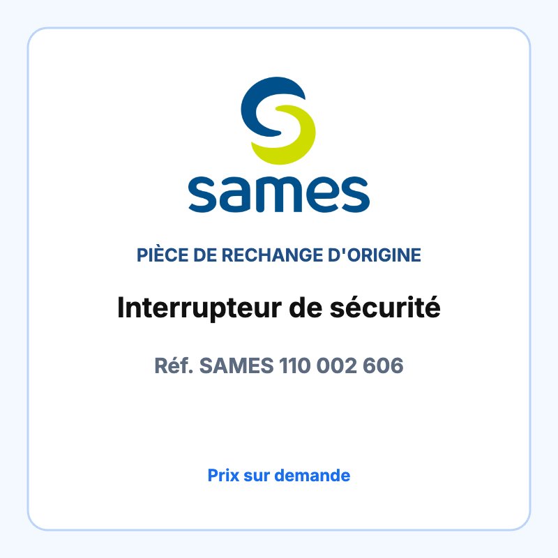 Interrupteur de sécurité