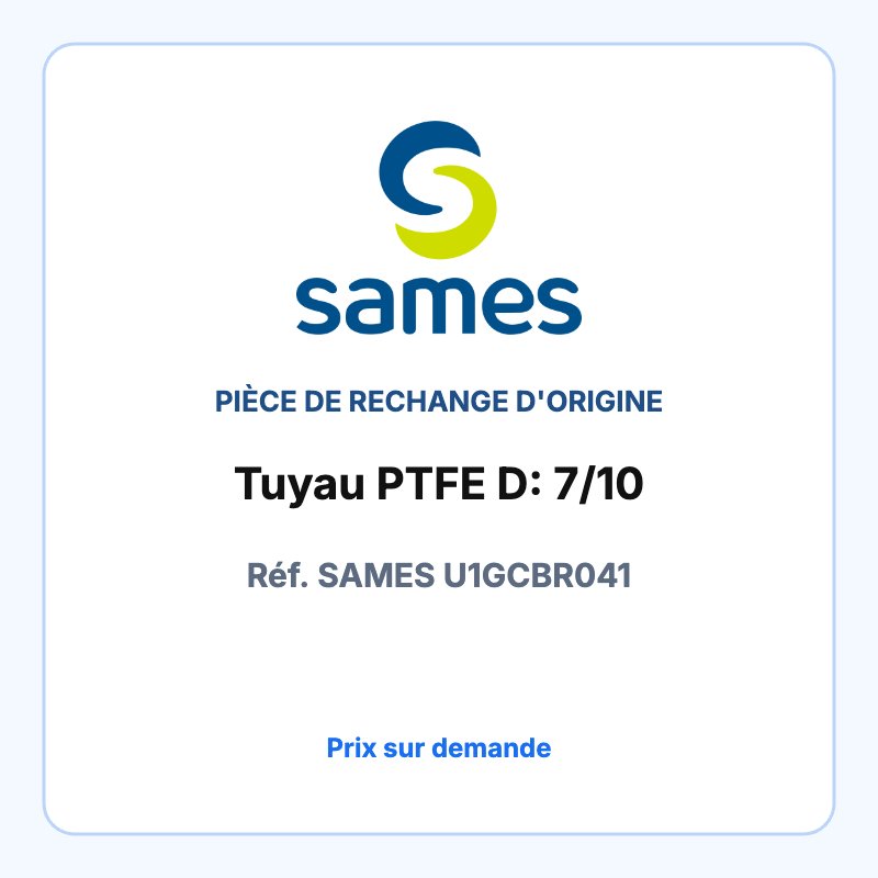 Tuyau PTFE D: 7/10