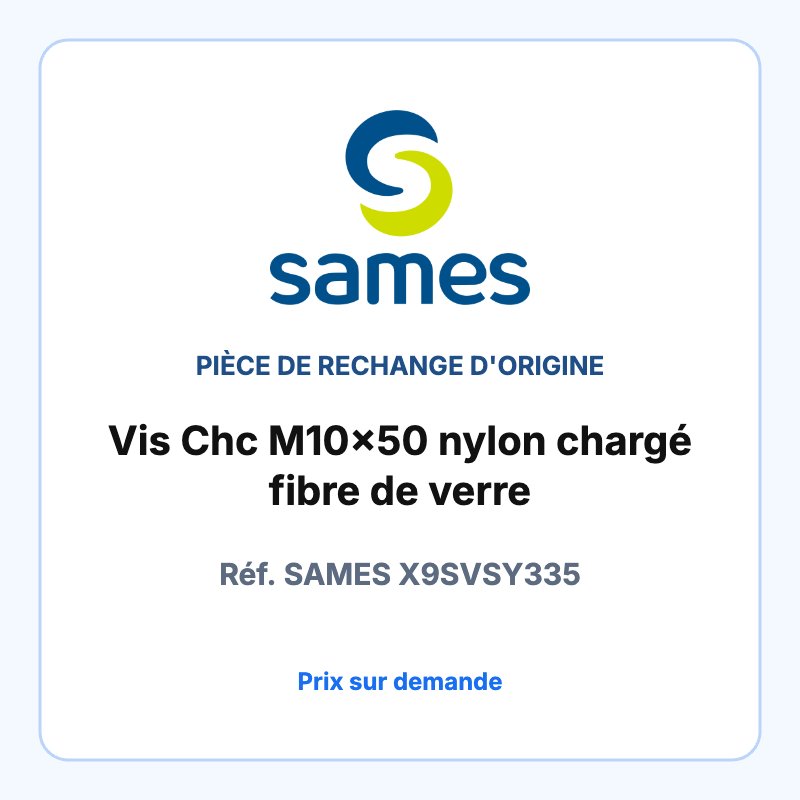 Vis Chc M10x50 nylon chargé fibre de verre