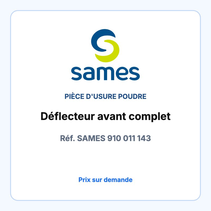 Déflecteur avant complet