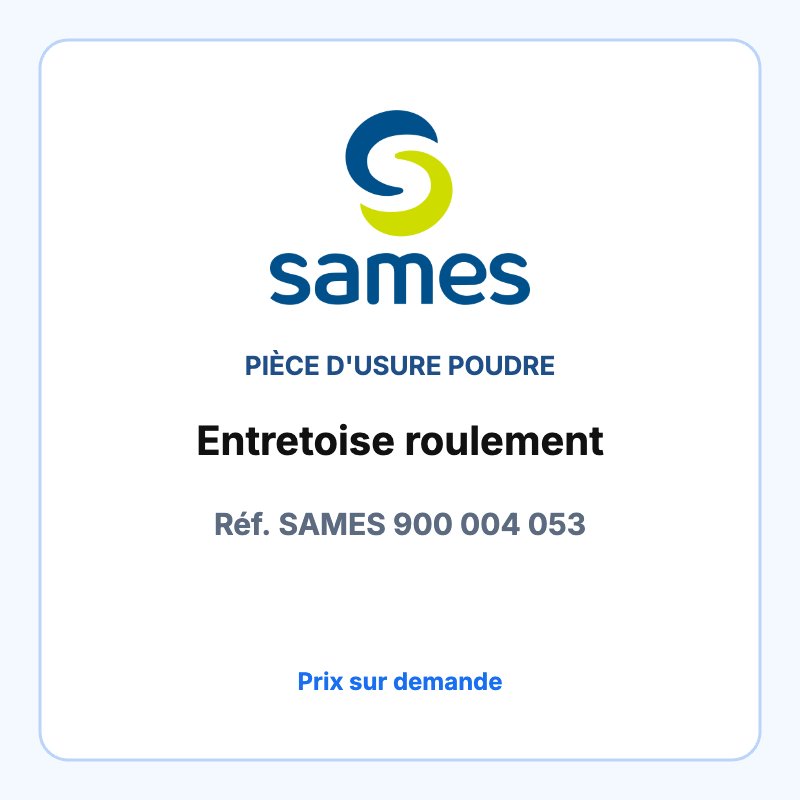 Entretoise roulement