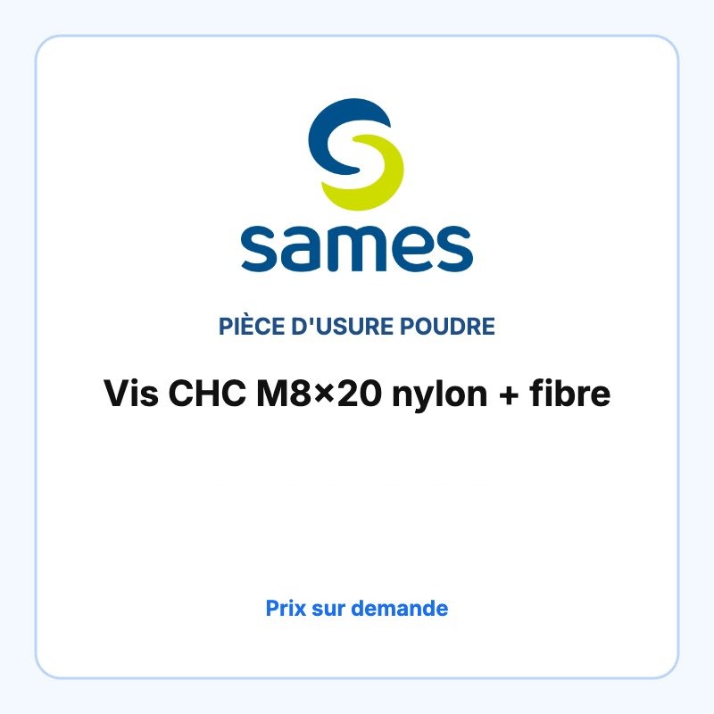 Vis CHC M8x20 nylon + fibre