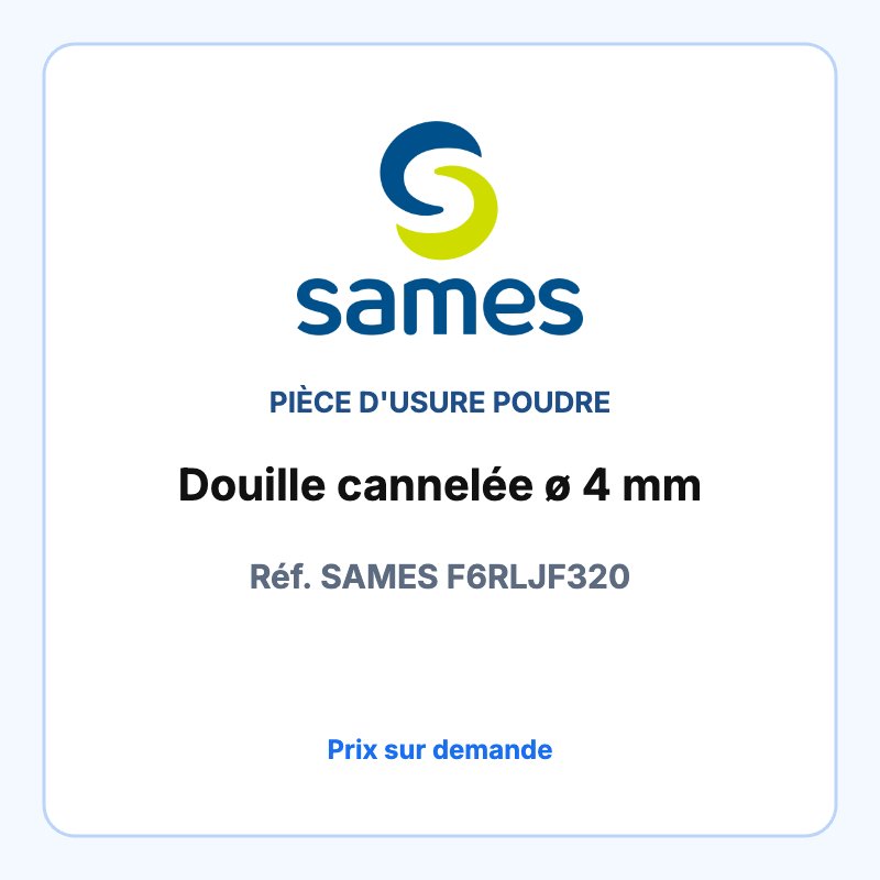 Bush cannelée ø 4 mm