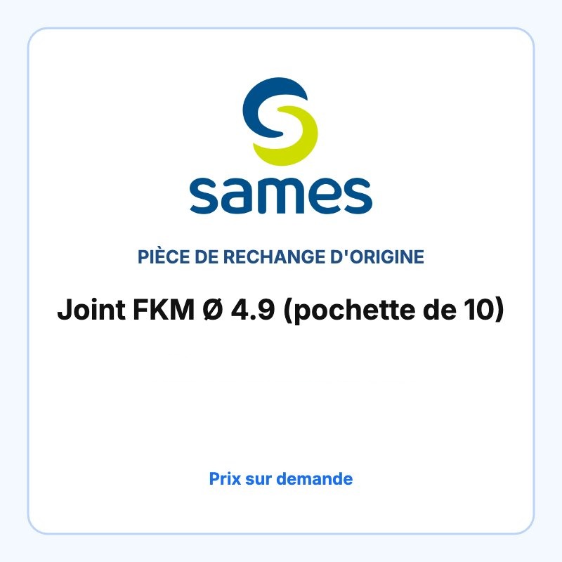 Seal FKM Ø 4.9 (pochette de 10)