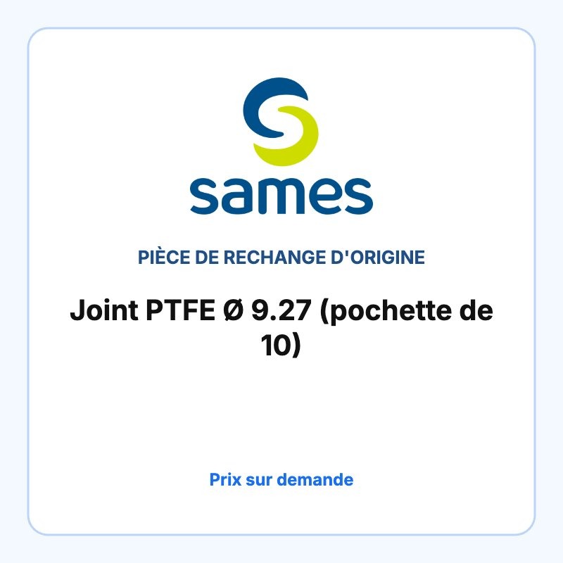 Joint PTFE Ø 9.27 (pochette de 10)