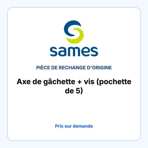 [SA129740903] Axe de gâchette + vis (pochette de 5)