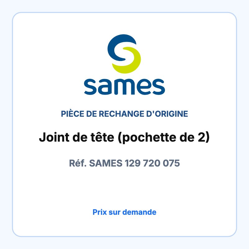 Joint de tête (pochette de 2)