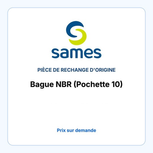 [SA109130311] Bague NBR (Pochette 10)