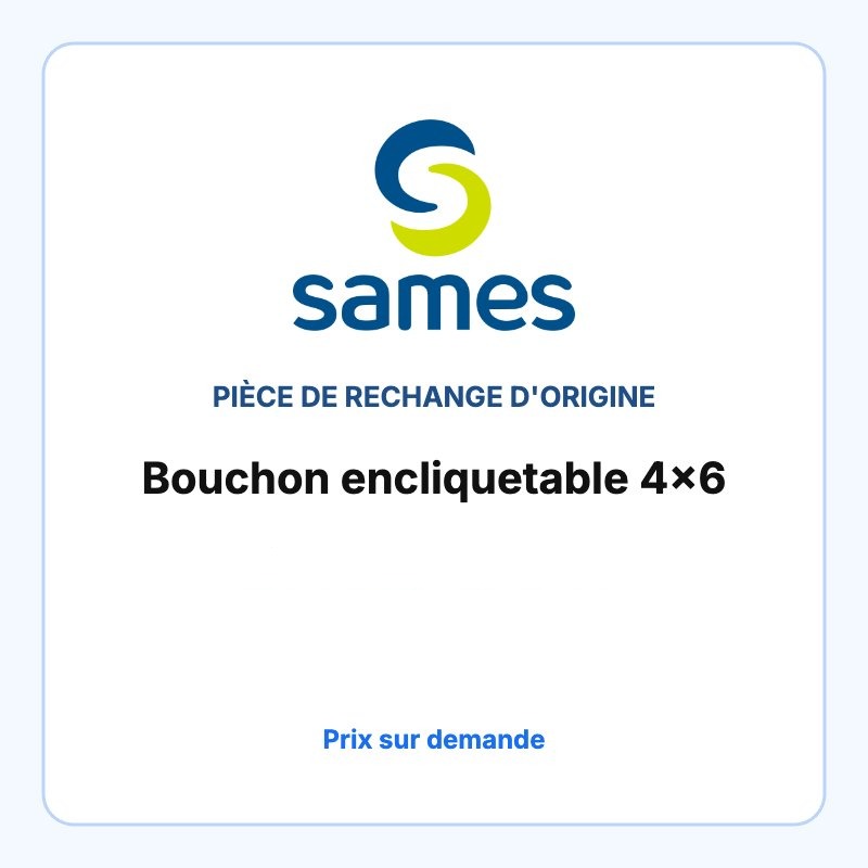 Bouchon encliquetable 4x6