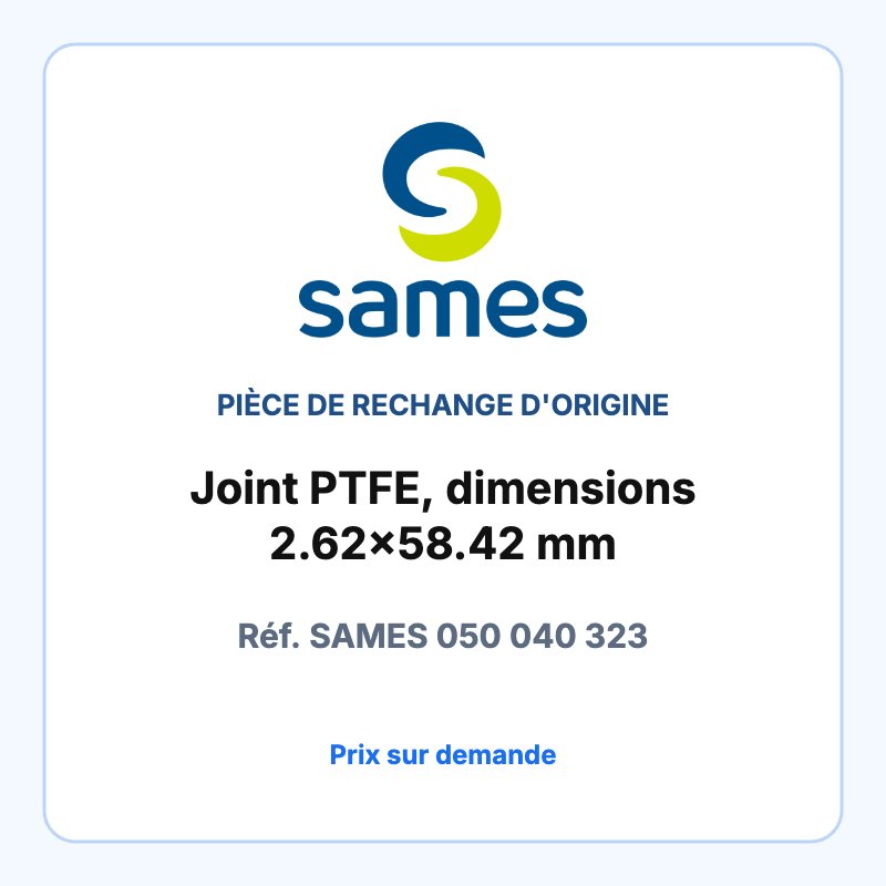 Joint PTFE, dimensions 2.62x58.42 mm