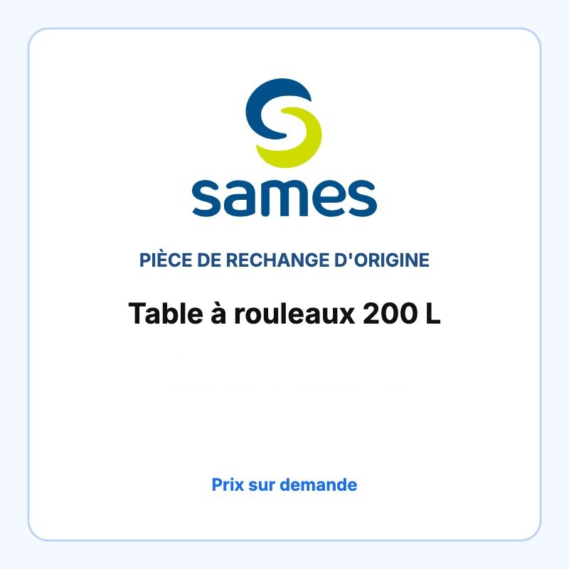 Table à rouleaux 200 L