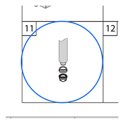 Fluid ring + fluidising crown set Quick-Link