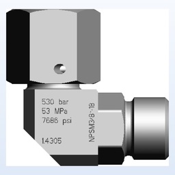 Coude-90°-FM-R1/4"-G1/4"-PN350-SSt