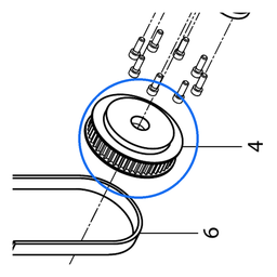 Roue d’entraînement VU 1