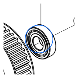 Roulement à billes SKF 6306-2RS1 VU 3