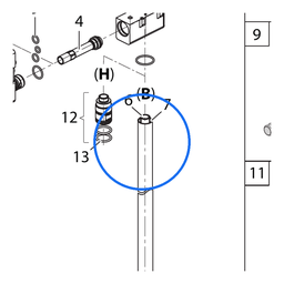 Lance d’aspiration tube extérieur Quick-Link B