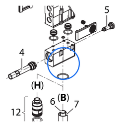 Lance d’aspiration tube intérieur Quick-Link B