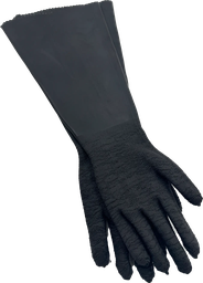 Gants de sablage en caoutchouc longueur 800 mm