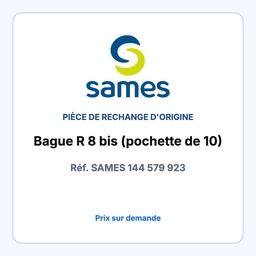 Bague R 8 bis (pochette de 10)