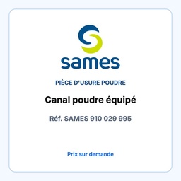 Canal poudre équipé