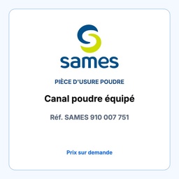 Canal poudre équipé
