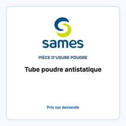 Tube poudre antistatique