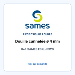 Bush cannelée ø 4 mm